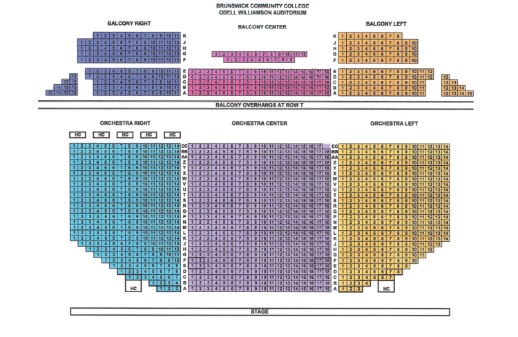 New Seating Chart for 2023-2024 Season
